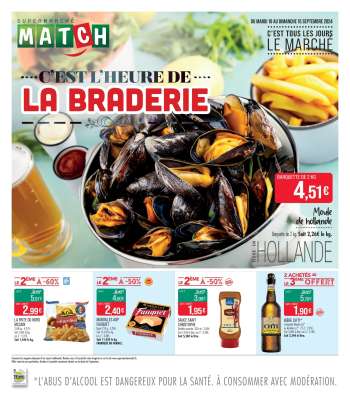 Catalogue Supermarché Match - 10/09/2024 - 15/09/2024.