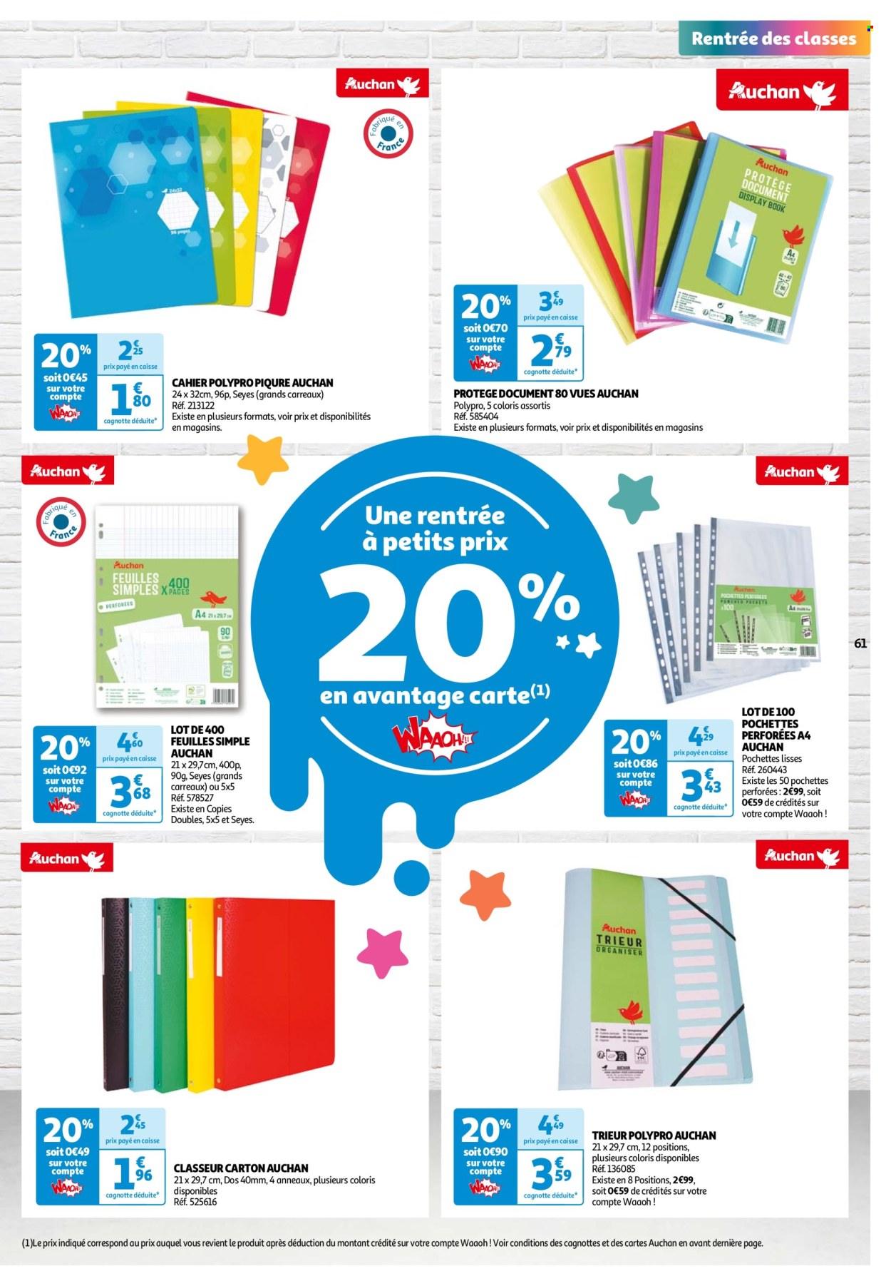 Catalogue Auchan - 10/09/2024 - 16/09/2024. Page 61