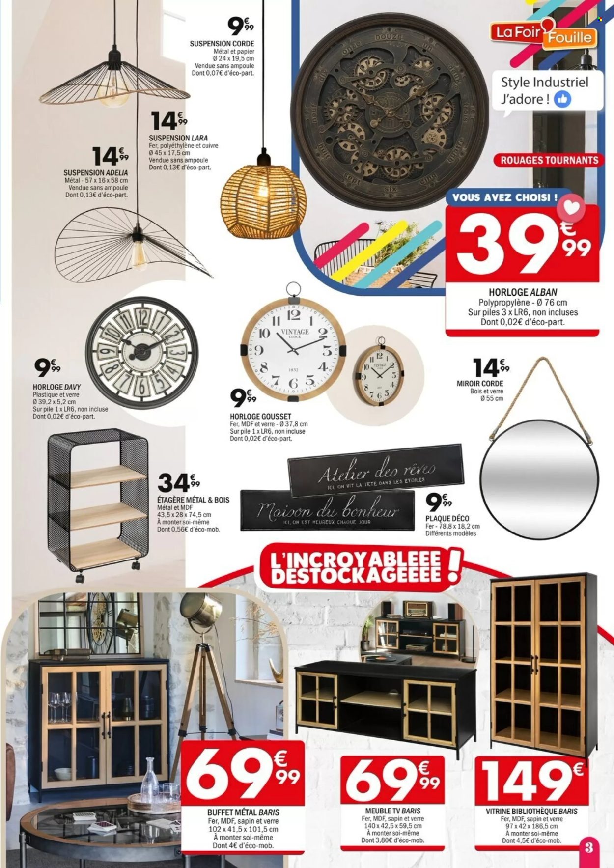 Catalogue La Foir'Fouille - 09/09/2024 - 22/09/2024. Page 3
