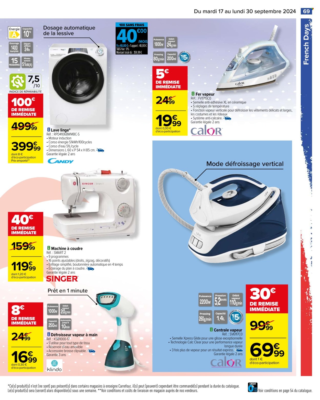 Catalogue Carrefour Hypermarchés - 17/09/2024 - 30/09/2024. Page 71