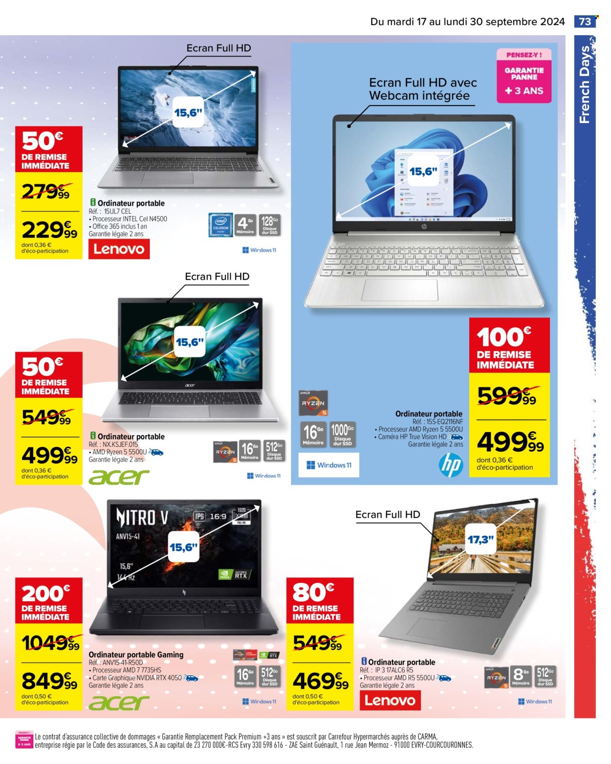 Catalogue Carrefour Hypermarchés - 17/09/2024 - 30/09/2024. Page 75