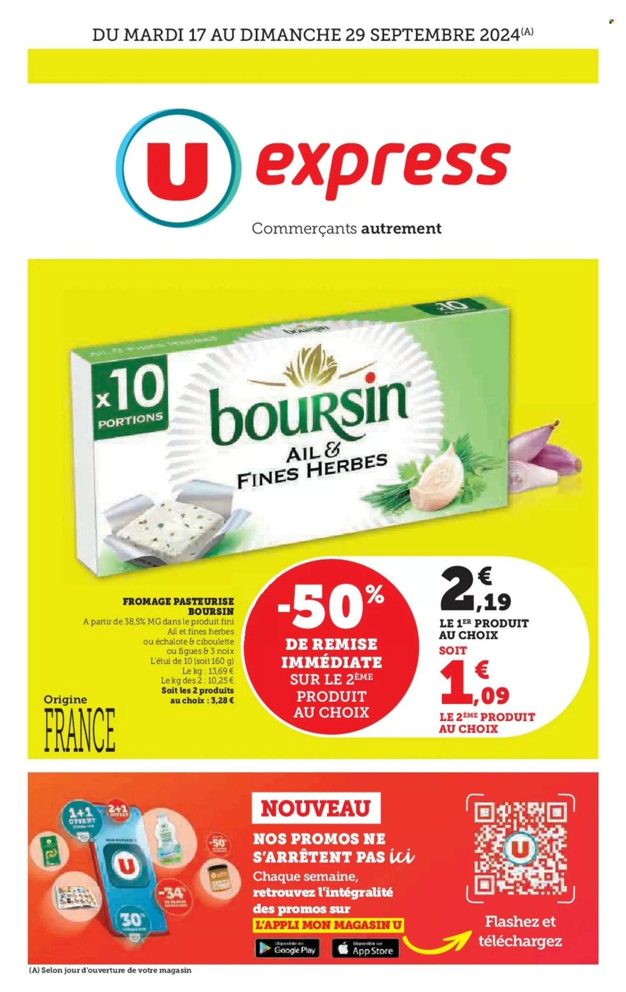 Catalogue U express - 17/09/2024 - 29/09/2024. Page 1