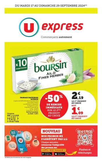 Catalogue U express - 17/09/2024 - 29/09/2024.