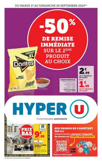 Catalogue HYPER U - 17/09/2024 - 29/09/2024.