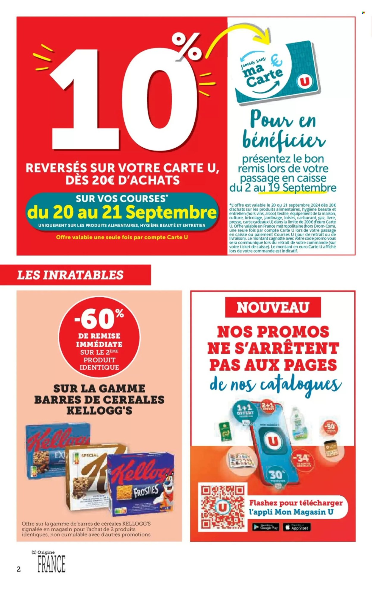 Catalogue SUPER U - 17/09/2024 - 29/09/2024. Page 2