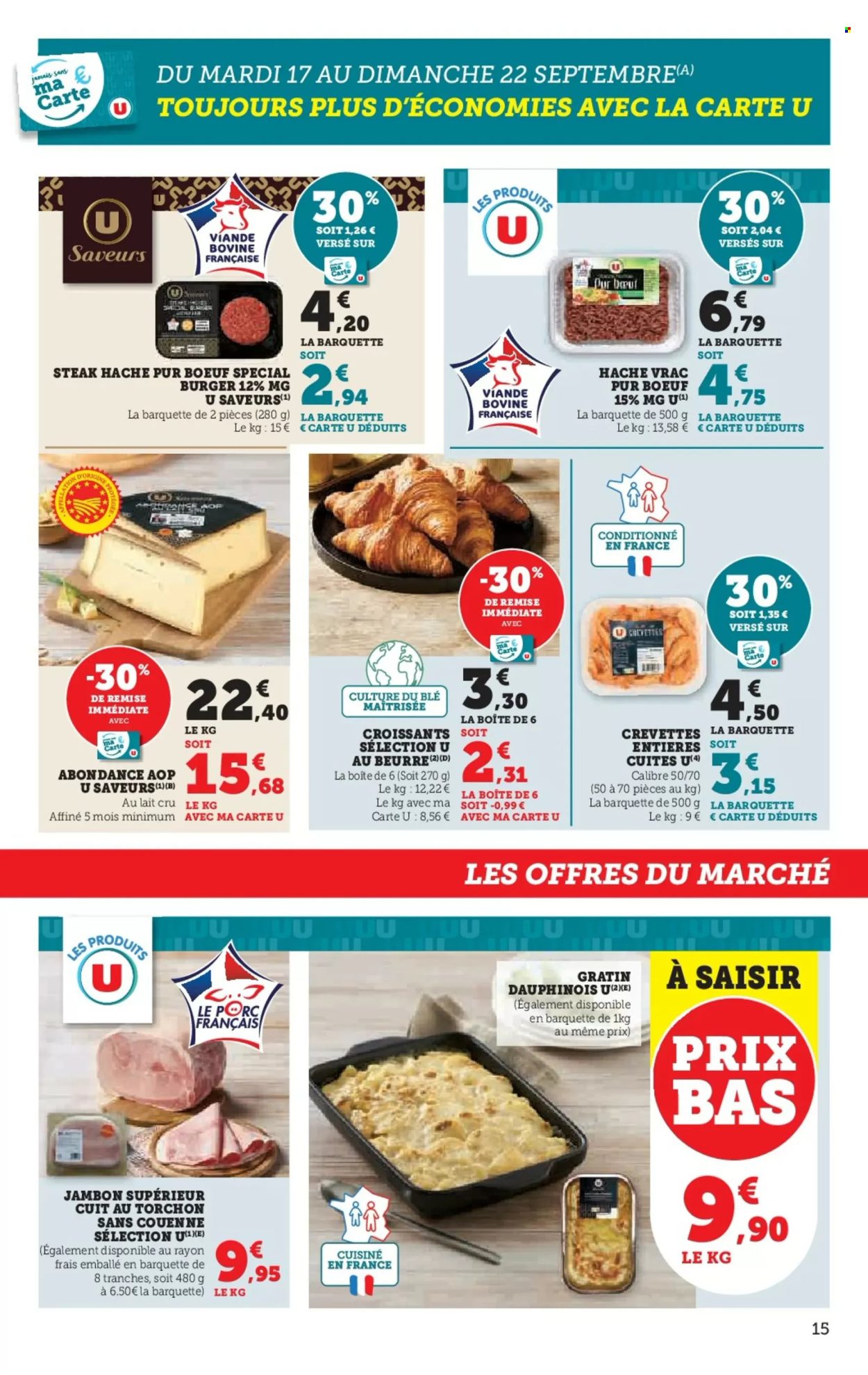 Catalogue SUPER U - 17/09/2024 - 29/09/2024. Page 15