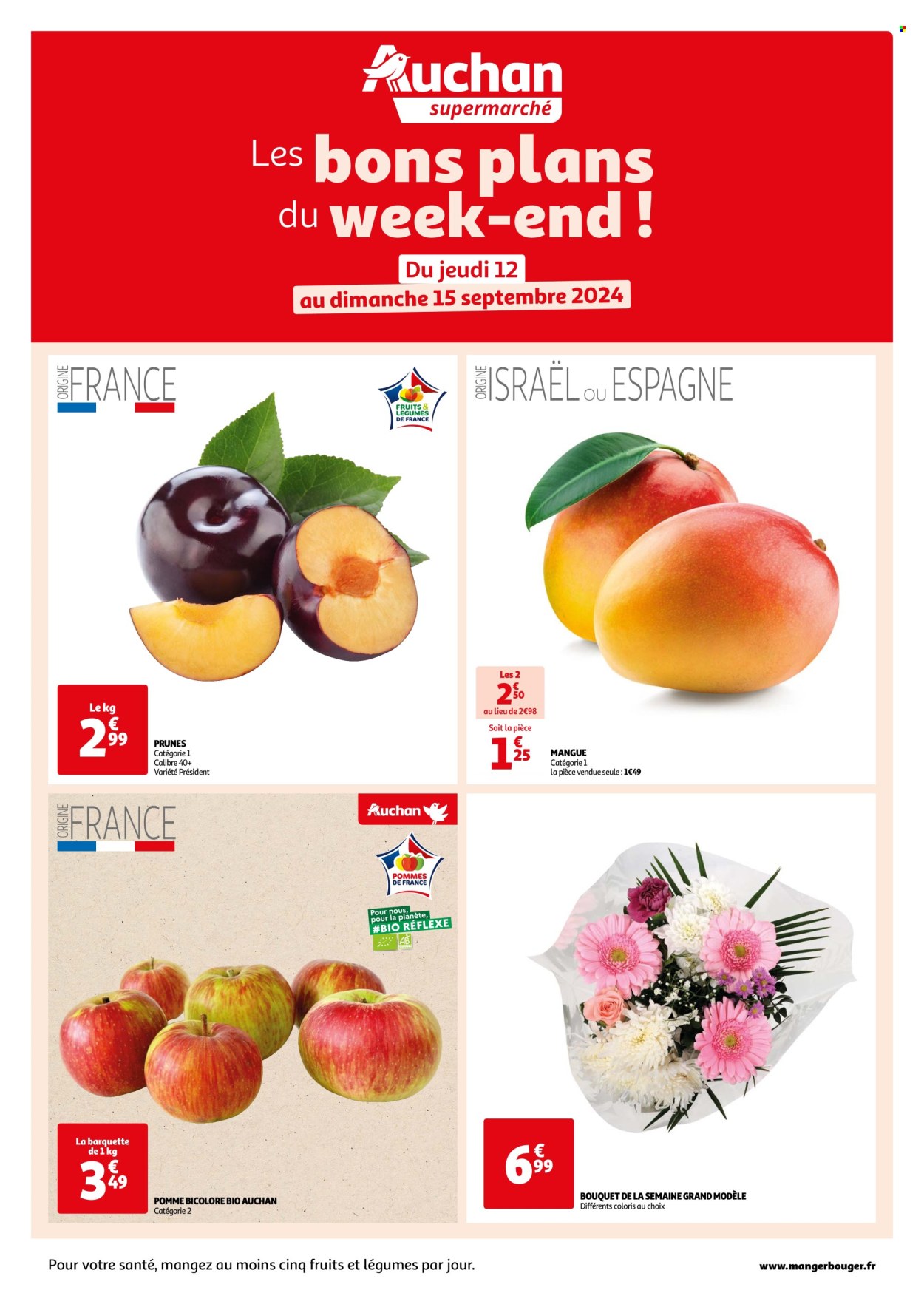 Catalogue Auchan - 12/09/2024 - 15/09/2024. Page 1