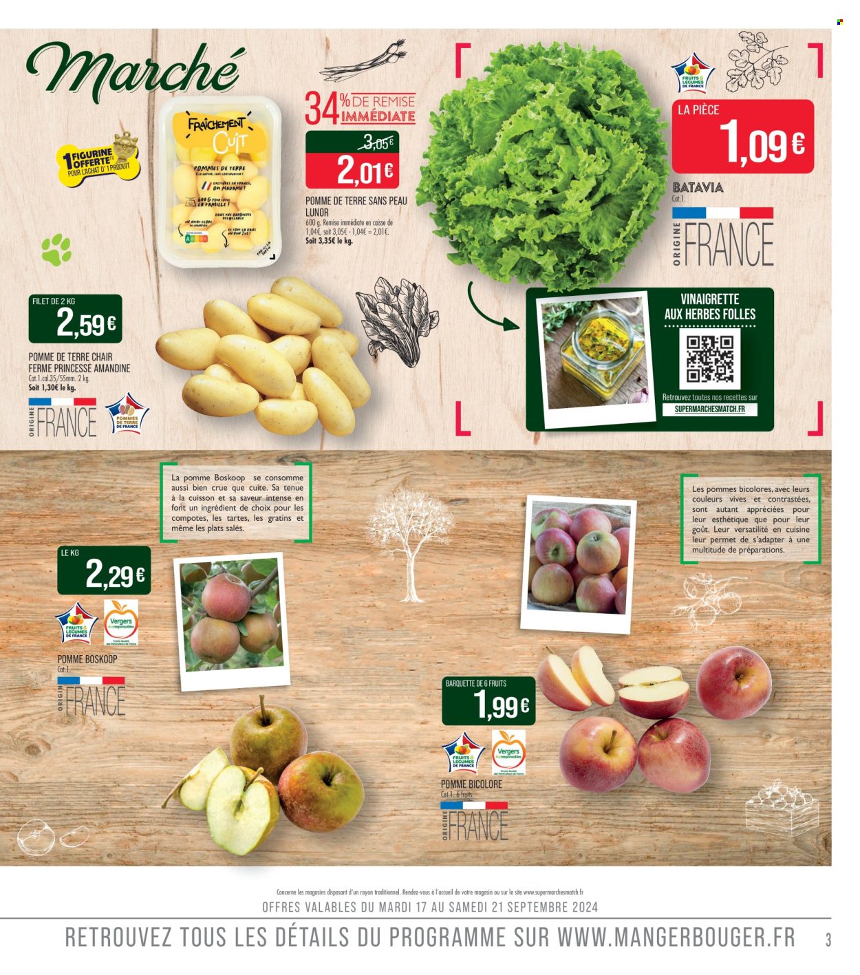 Catalogue Supermarché Match - 17/09/2024 - 29/09/2024. Page 3