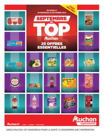 Catalogue Auchan - 17/09/2024 - 22/09/2024.