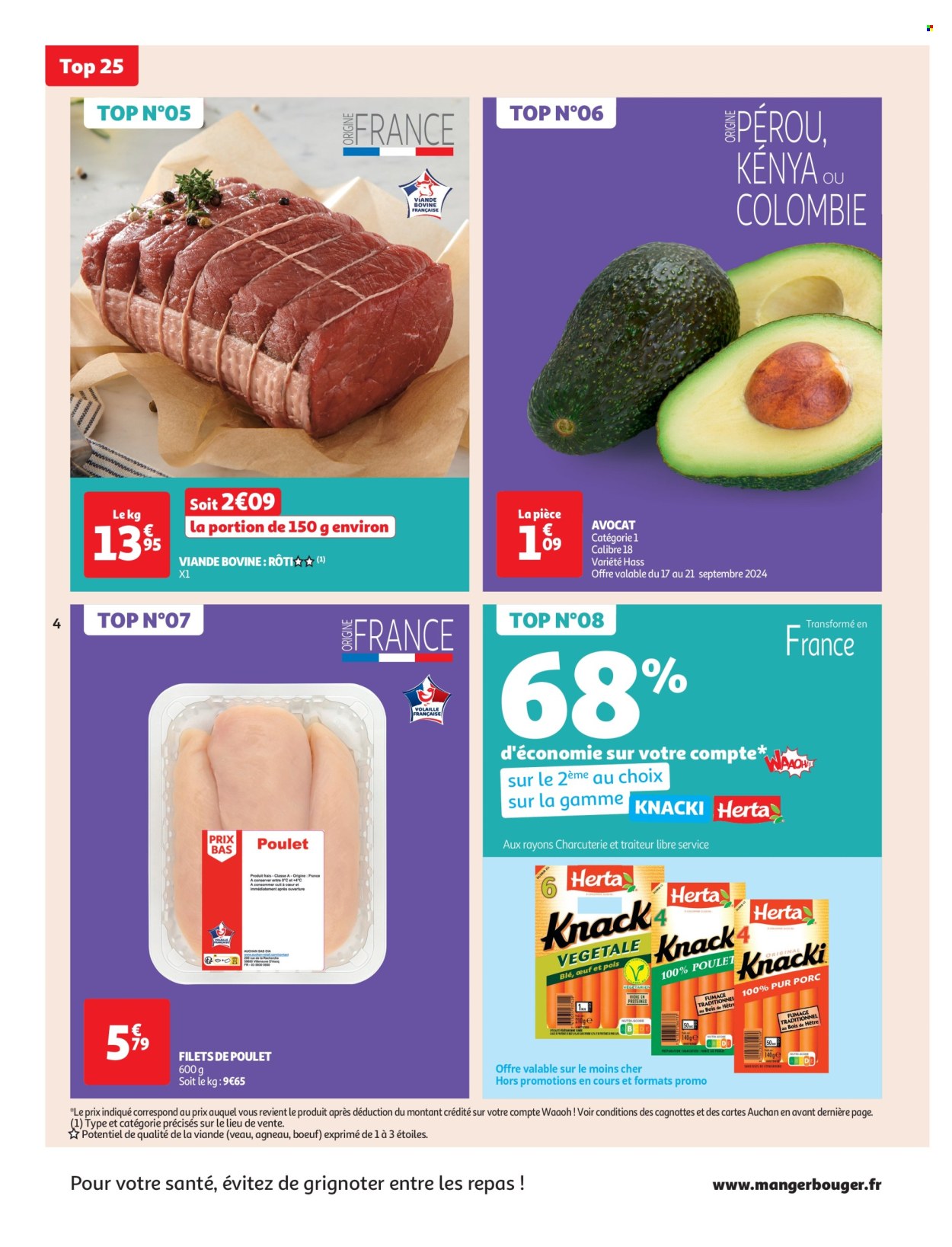 Catalogue Auchan - 17/09/2024 - 22/09/2024. Page 4