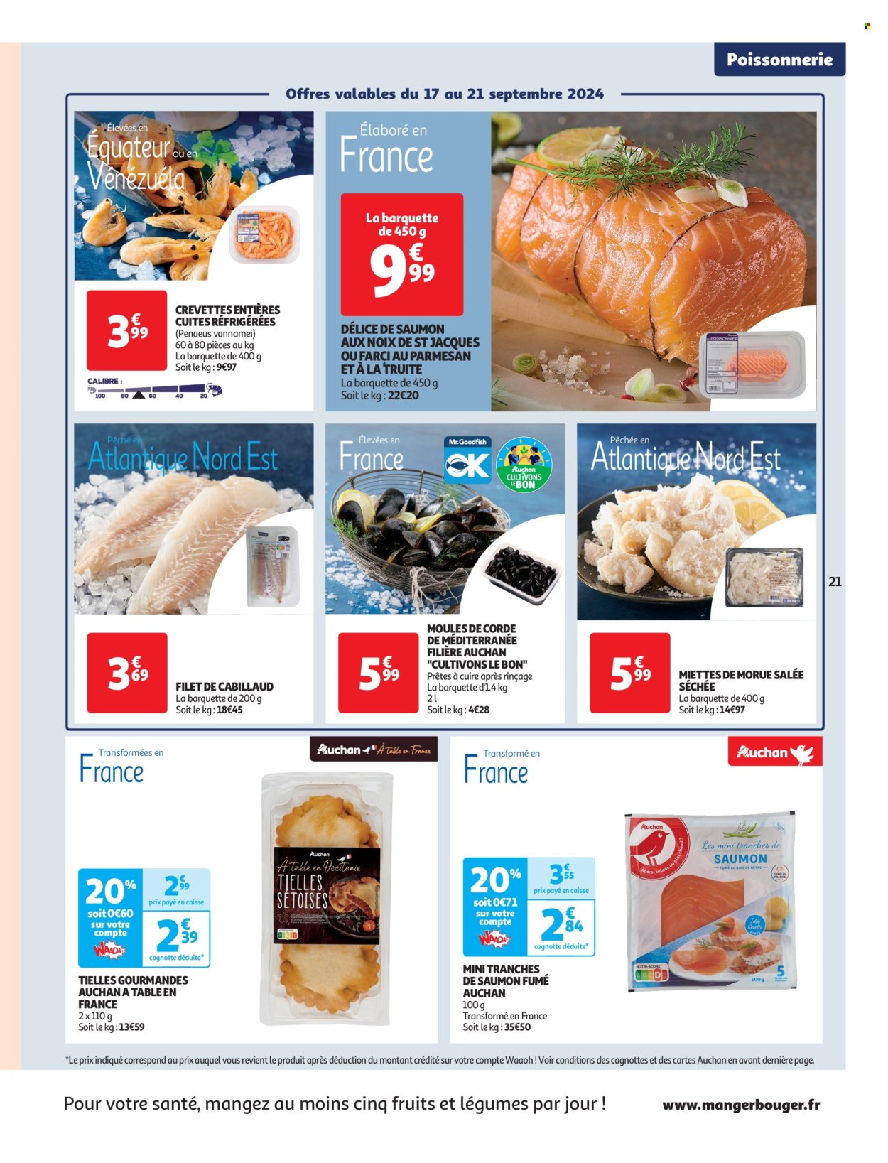 Catalogue Auchan - 17/09/2024 - 22/09/2024. Page 21