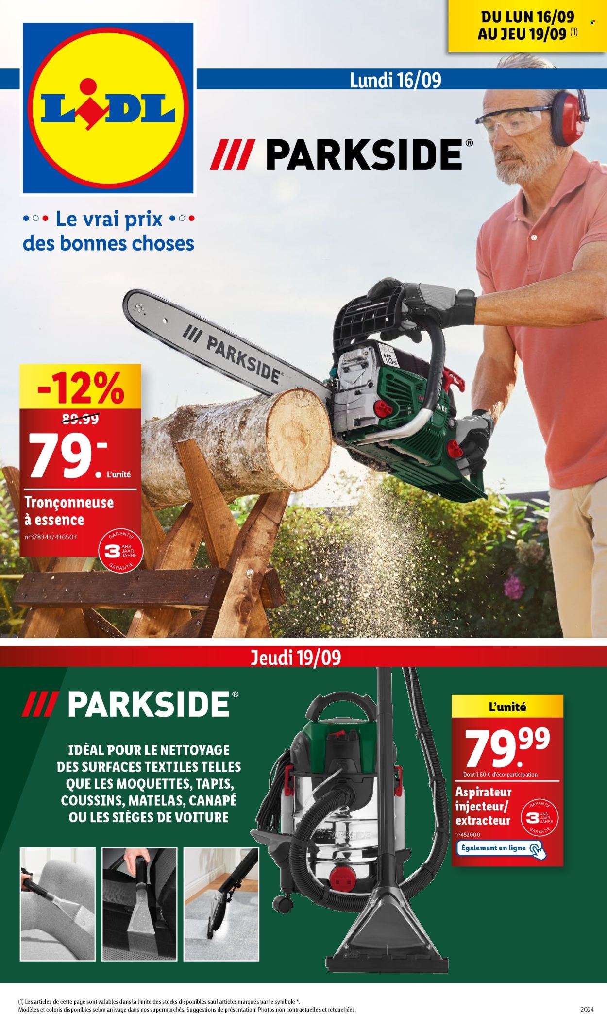 Catalogue Lidl - 16/09/2024 - 19/09/2024. Page 1