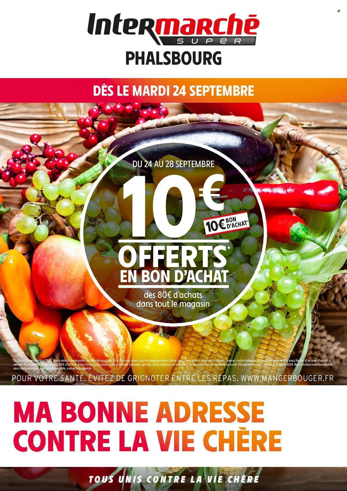 Catalogue Intermarché Super - 24/09/2024 - 28/09/2024. Page 1
