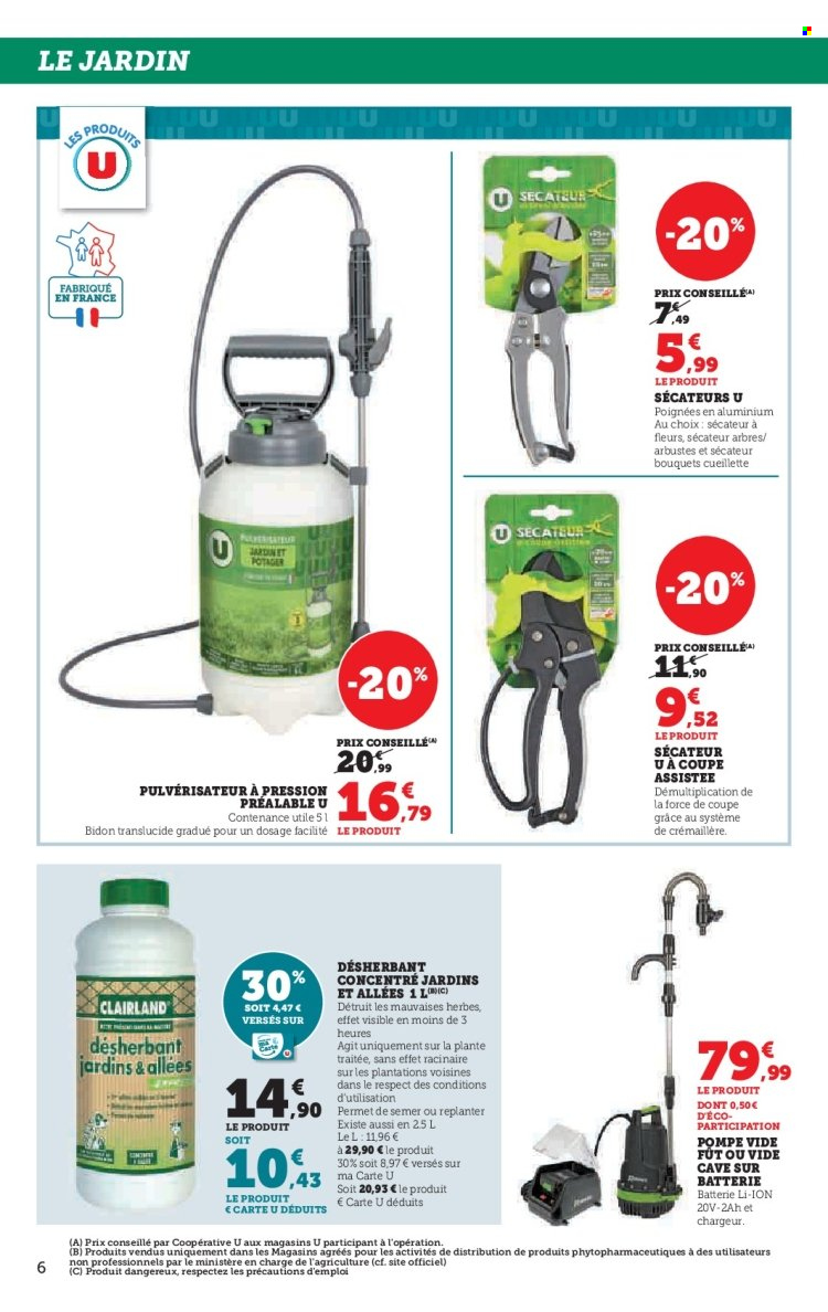 Catalogue SUPER U - 24/09/2024 - 06/10/2024. Page 6