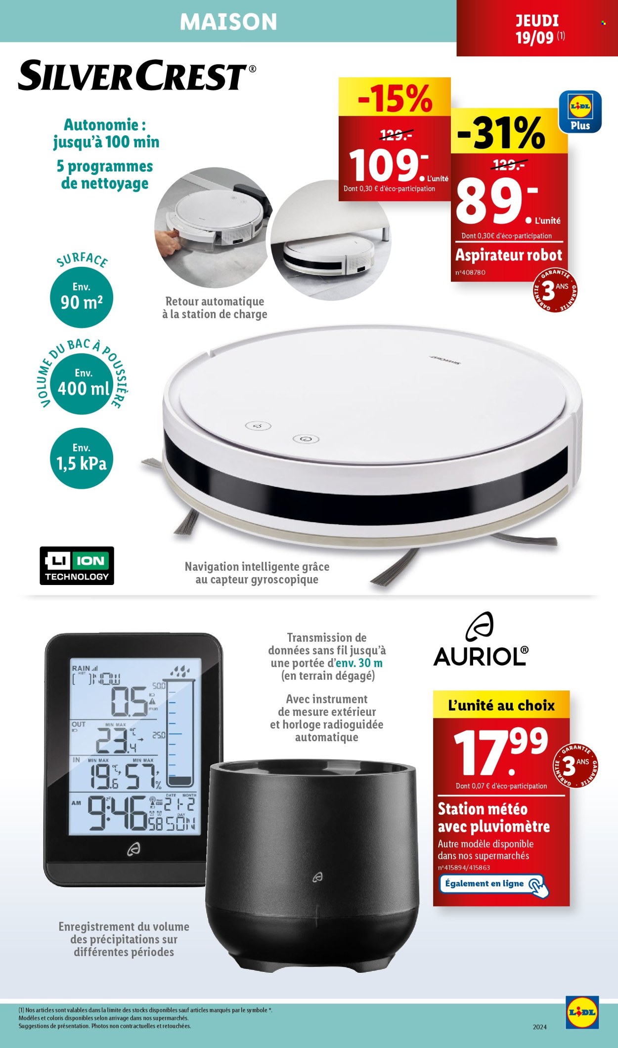 Catalogue Lidl - 19/09/2024 - 23/09/2024. Page 3