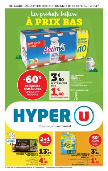 Catalogue HYPER U - 24/09/2024 - 06/10/2024.
