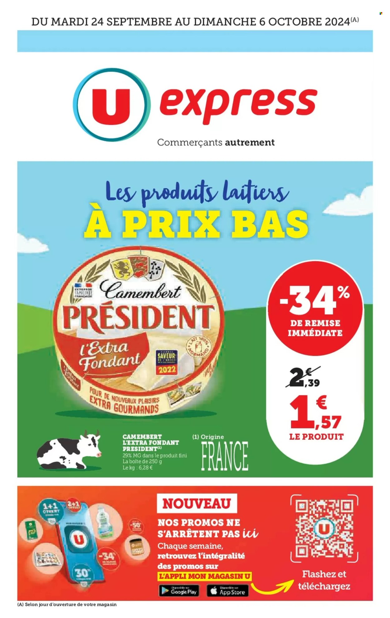 Catalogue U express - 24/09/2024 - 06/10/2024. Page 1