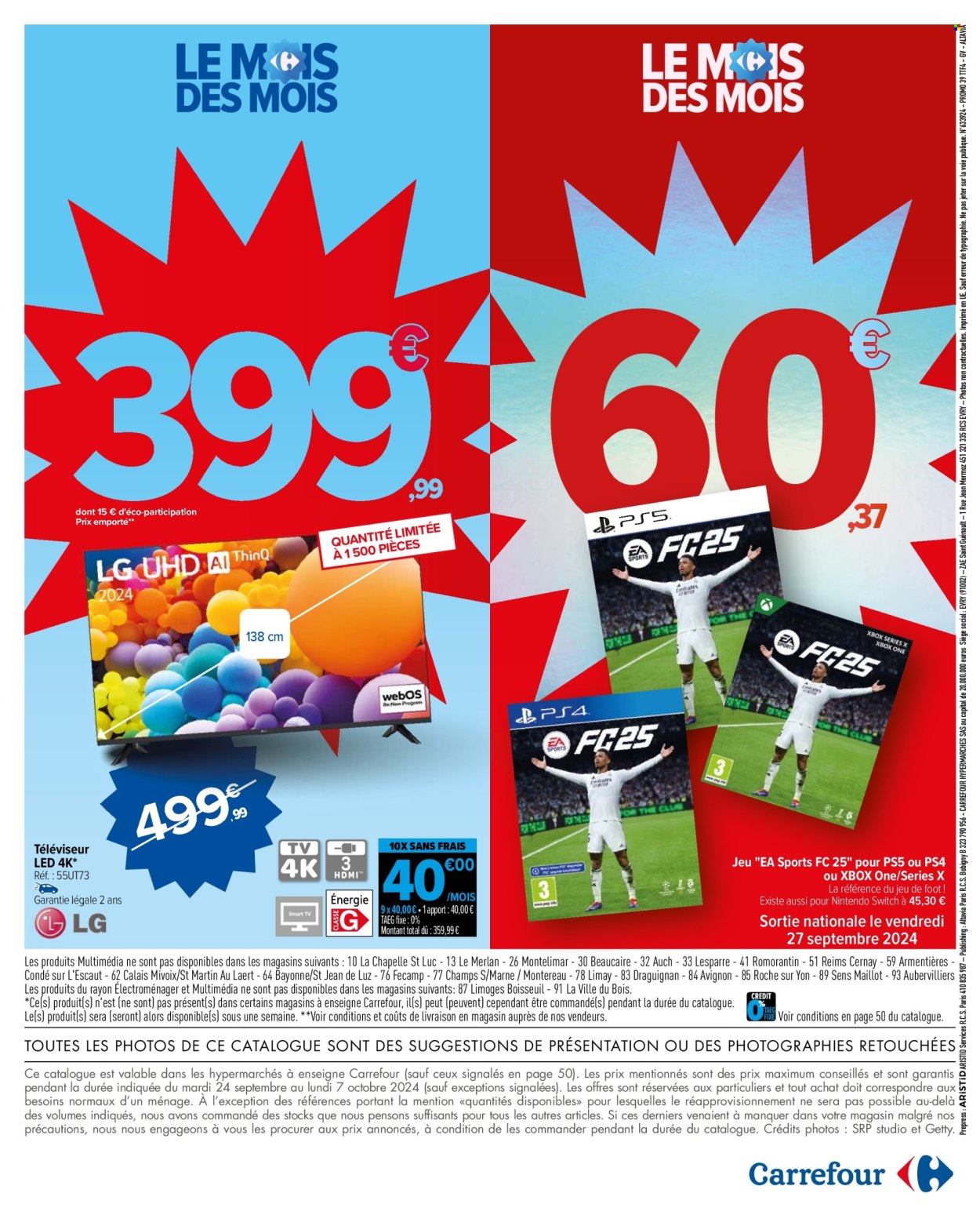 Catalogue Carrefour Hypermarchés - 24/09/2024 - 07/10/2024. Page 2