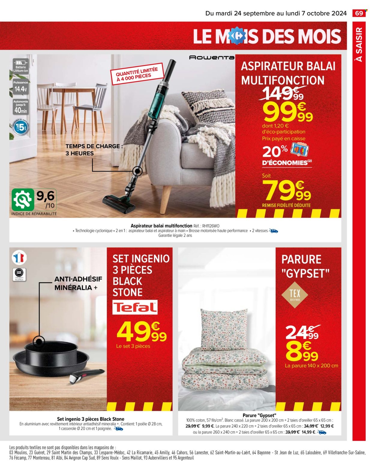 Catalogue Carrefour Hypermarchés - 24/09/2024 - 07/10/2024. Page 71