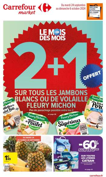 Catalogue Carrefour Market - 24/09/2024 - 06/10/2024.
