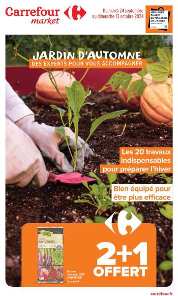 Catalogue Carrefour Market - 24/09/2024 - 13/10/2024.