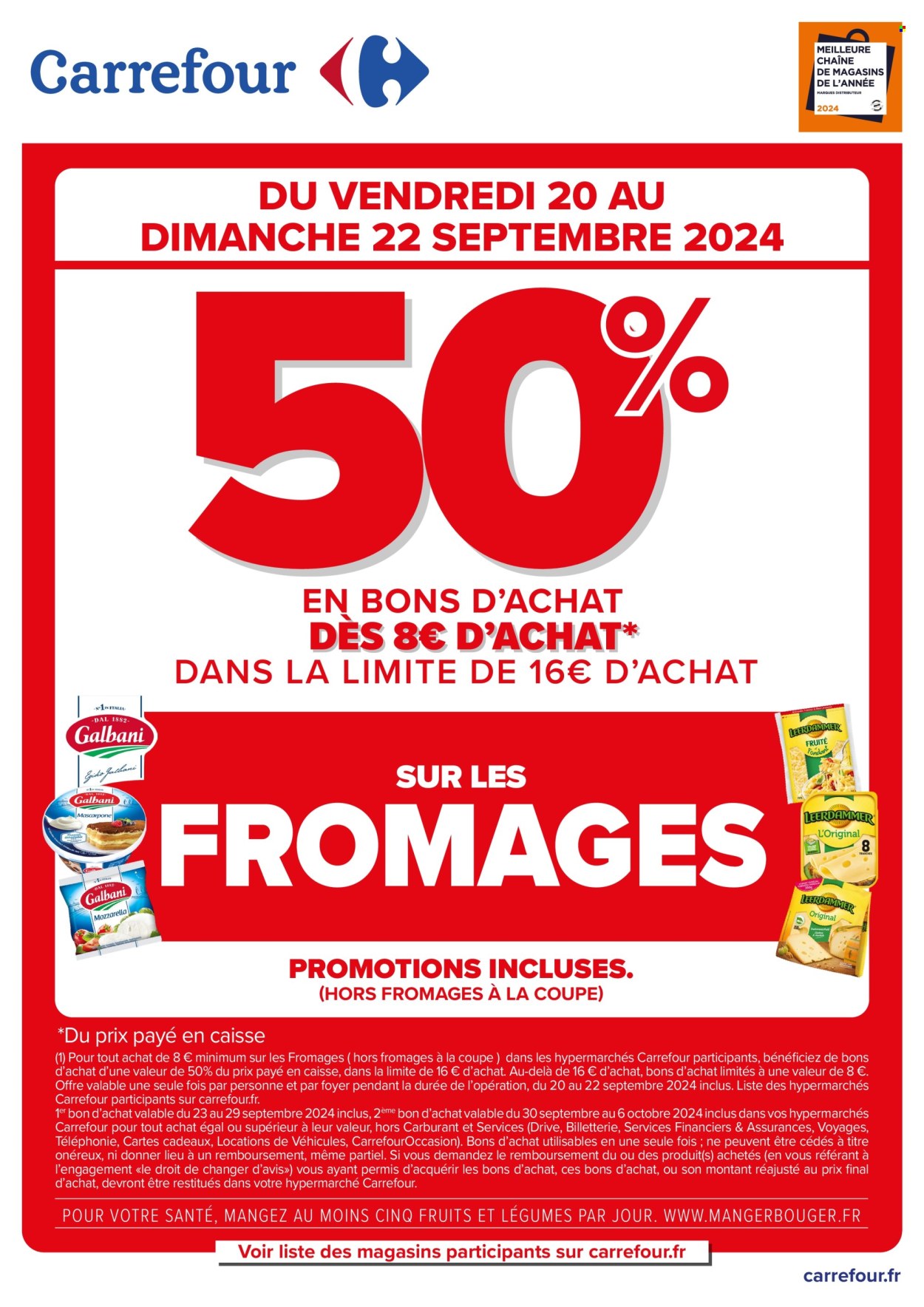 Catalogue Carrefour Hypermarchés - 20/09/2024 - 22/09/2024. Page 1