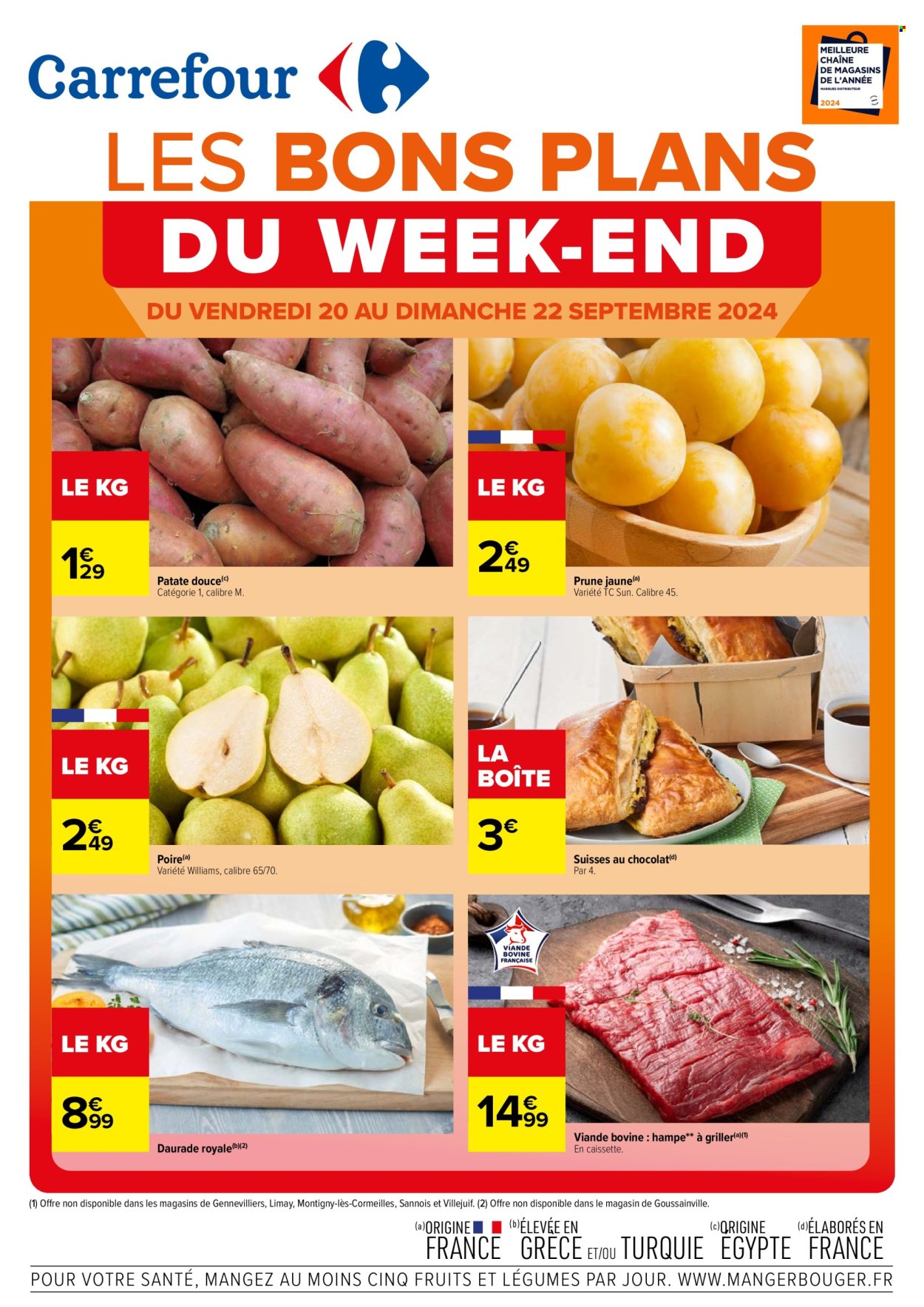 Catalogue Carrefour Hypermarchés - 20/09/2024 - 22/09/2024. Page 1