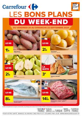 Catalogue Carrefour Hypermarchés - 20/09/2024 - 22/09/2024.