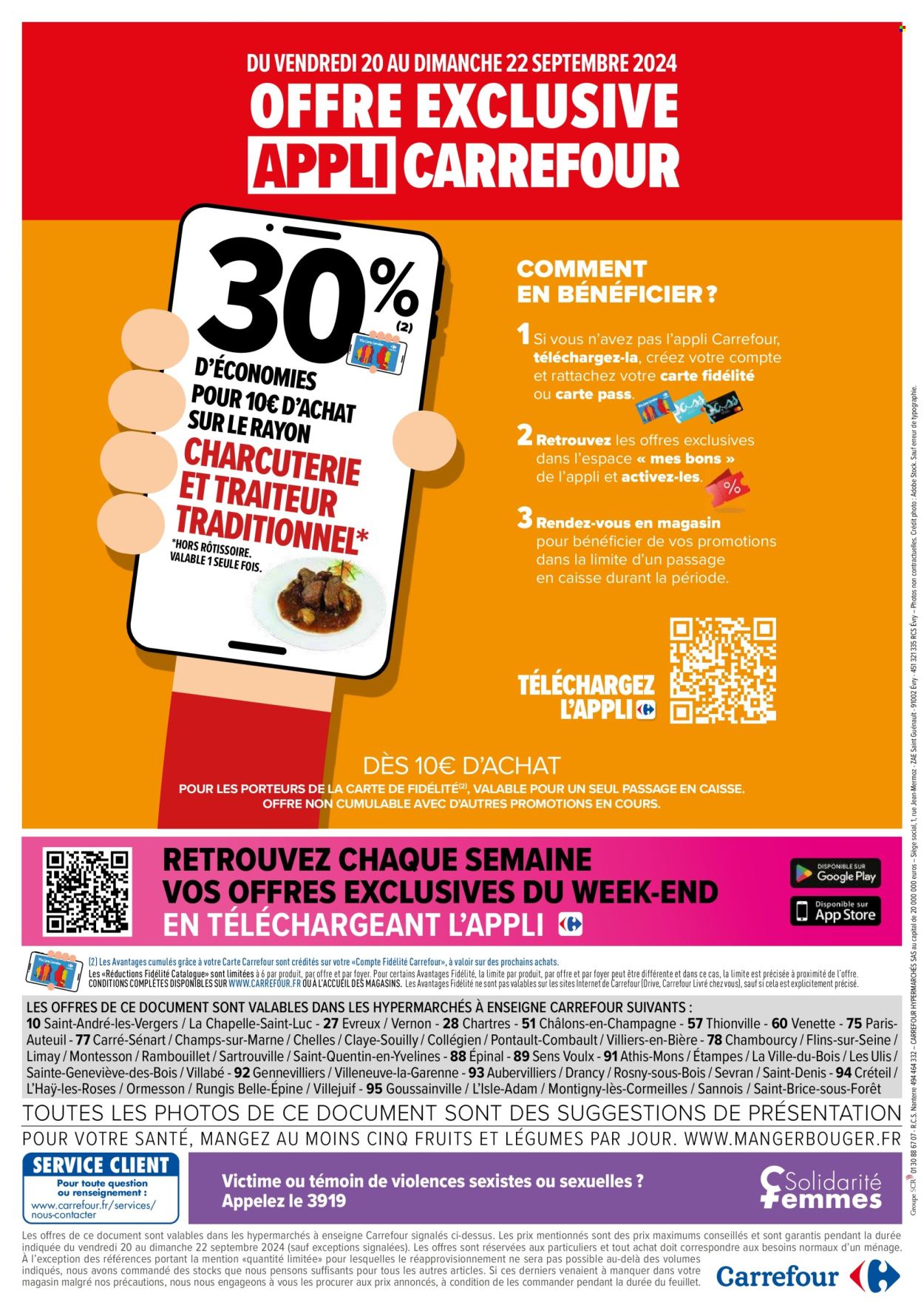 Catalogue Carrefour Hypermarchés - 20/09/2024 - 22/09/2024. Page 2