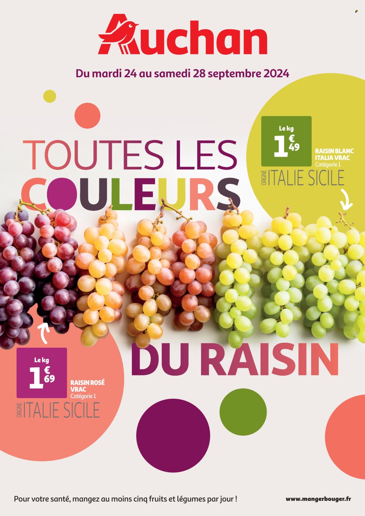 Catalogue Auchan - 24/09/2024 - 28/09/2024. Page 1