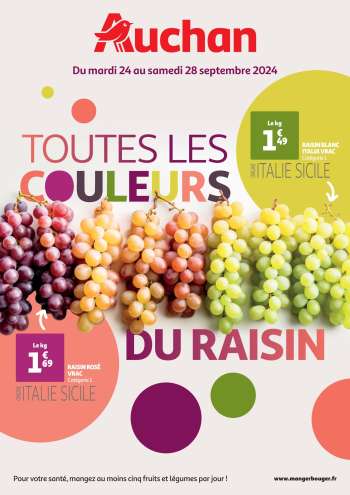 Catalogue Auchan - 24/09/2024 - 28/09/2024.