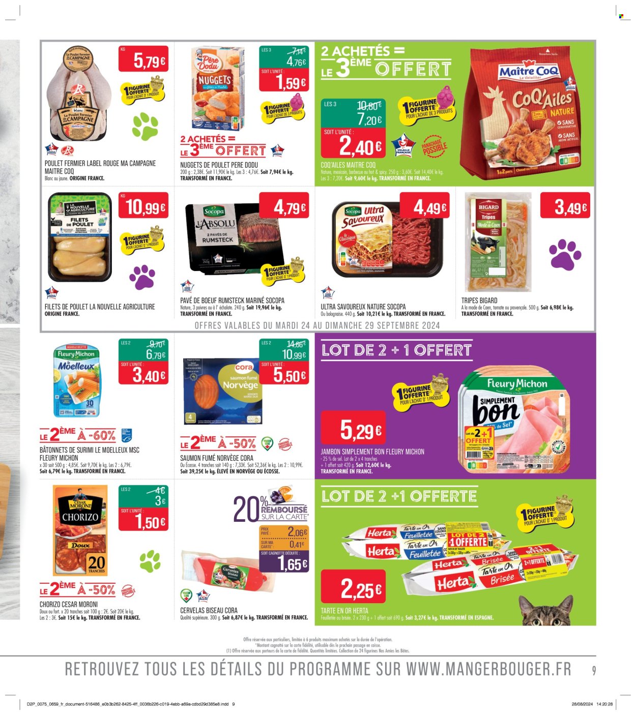 Catalogue Supermarché Match - 24/09/2024 - 06/10/2024. Page 9