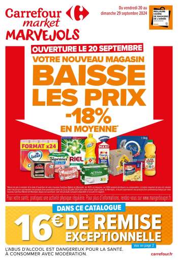 Catalogue Carrefour Market - 20/09/2024 - 13/10/2024.