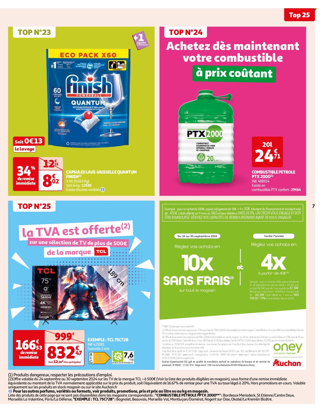 Catalogue Auchan - 24/09/2024 - 30/09/2024. Page 7