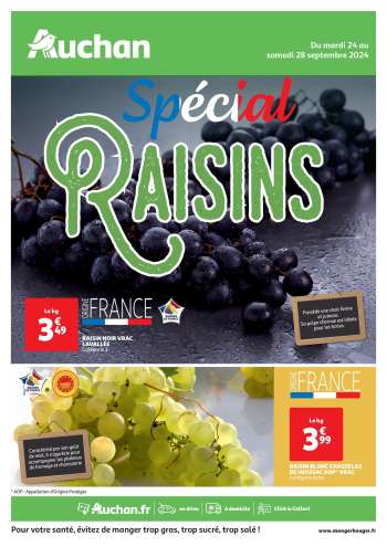 Catalogue Auchan - 24/09/2024 - 28/09/2024.