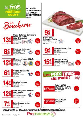 Catalogue Promocash - 24/09/2024 - 28/09/2024.