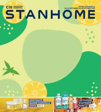 Catalogue Stanhome - 23/09/2024 - 20/10/2024.