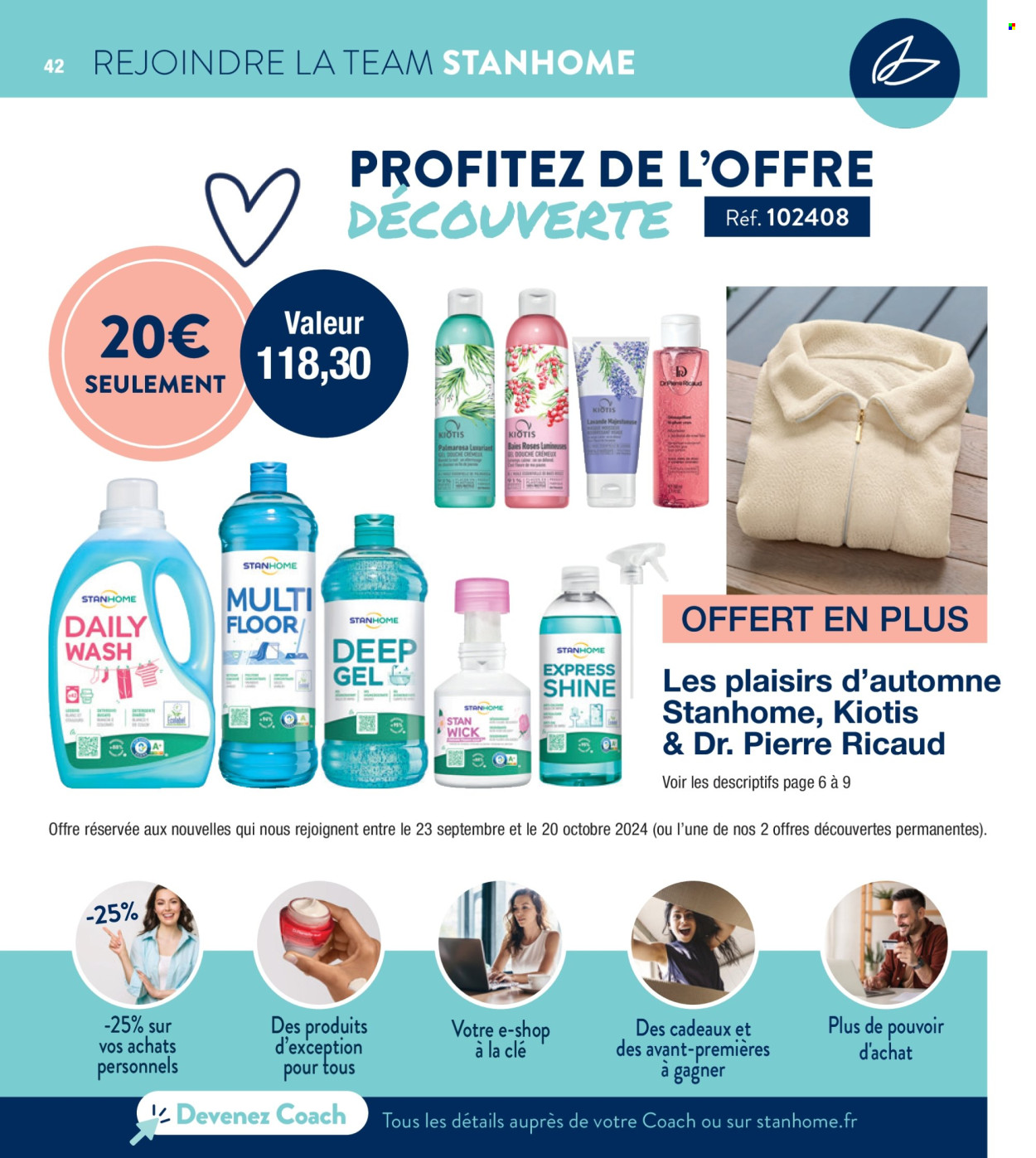 Catalogue Stanhome - 23/09/2024 - 20/10/2024. Page 42