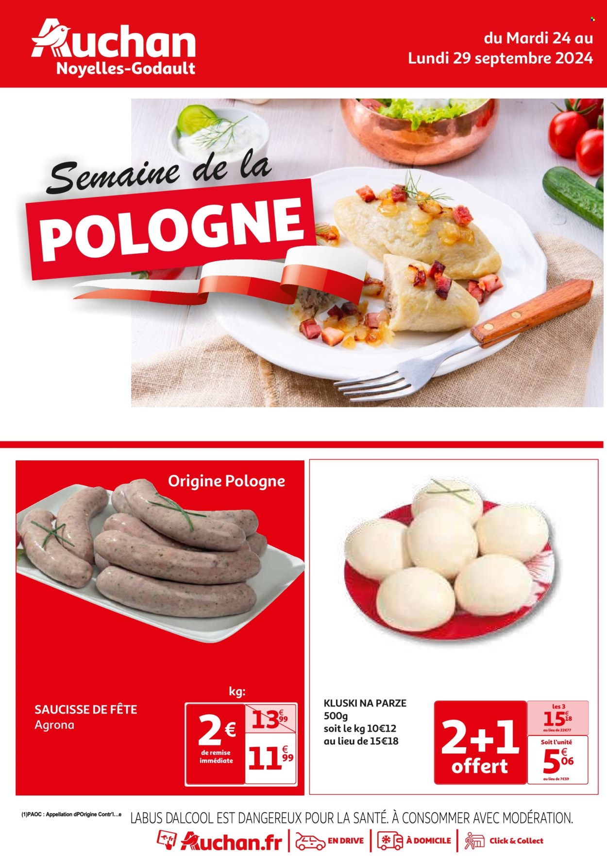 Catalogue Auchan - 24/09/2024 - 29/09/2024. Page 1