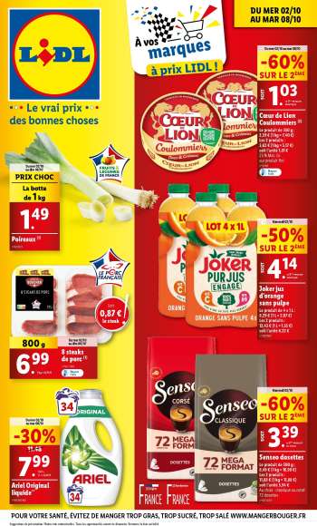Catalogue Lidl - 02/10/2024 - 08/10/2024.