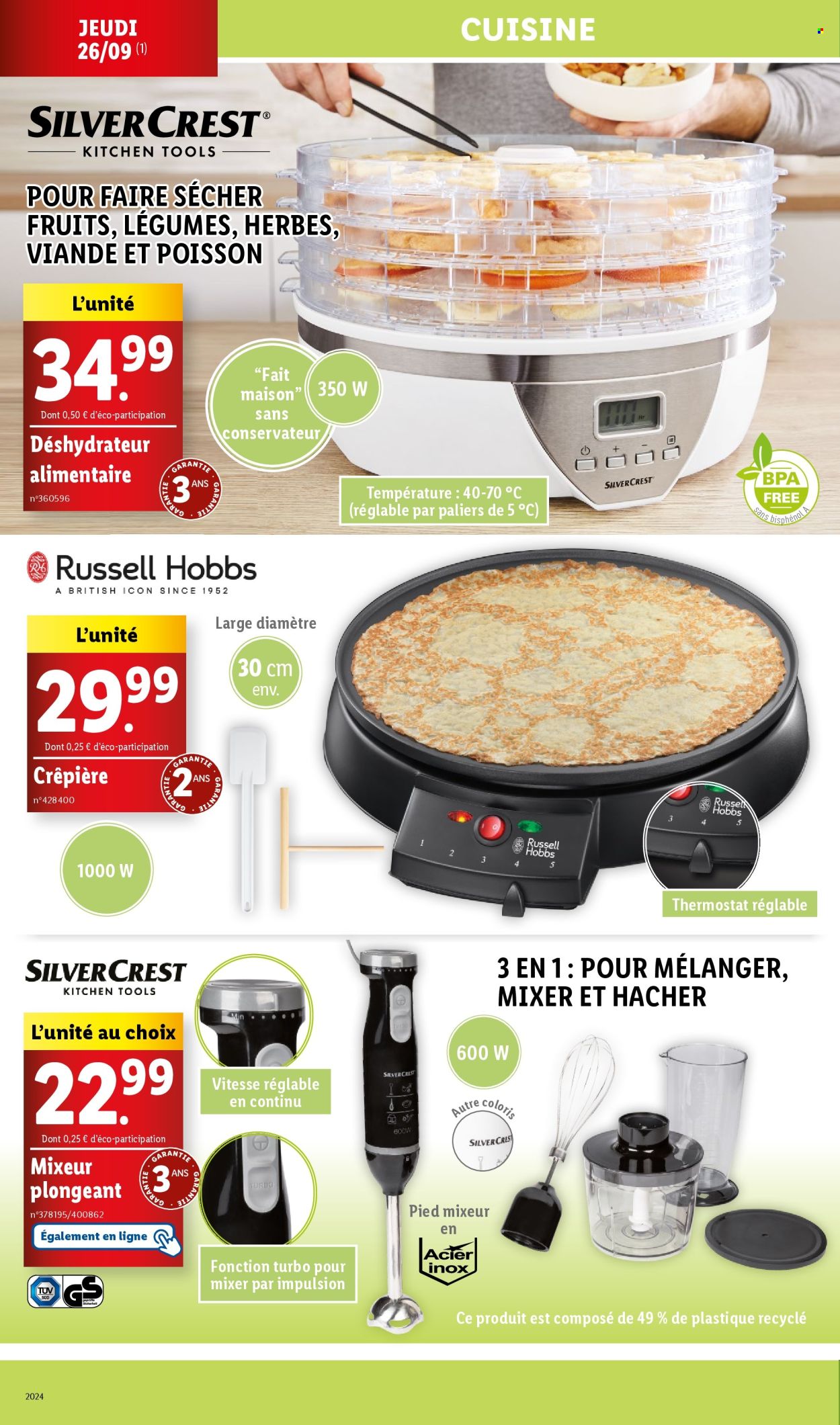 Catalogue Lidl - 26/09/2024 - 30/09/2024. Page 2