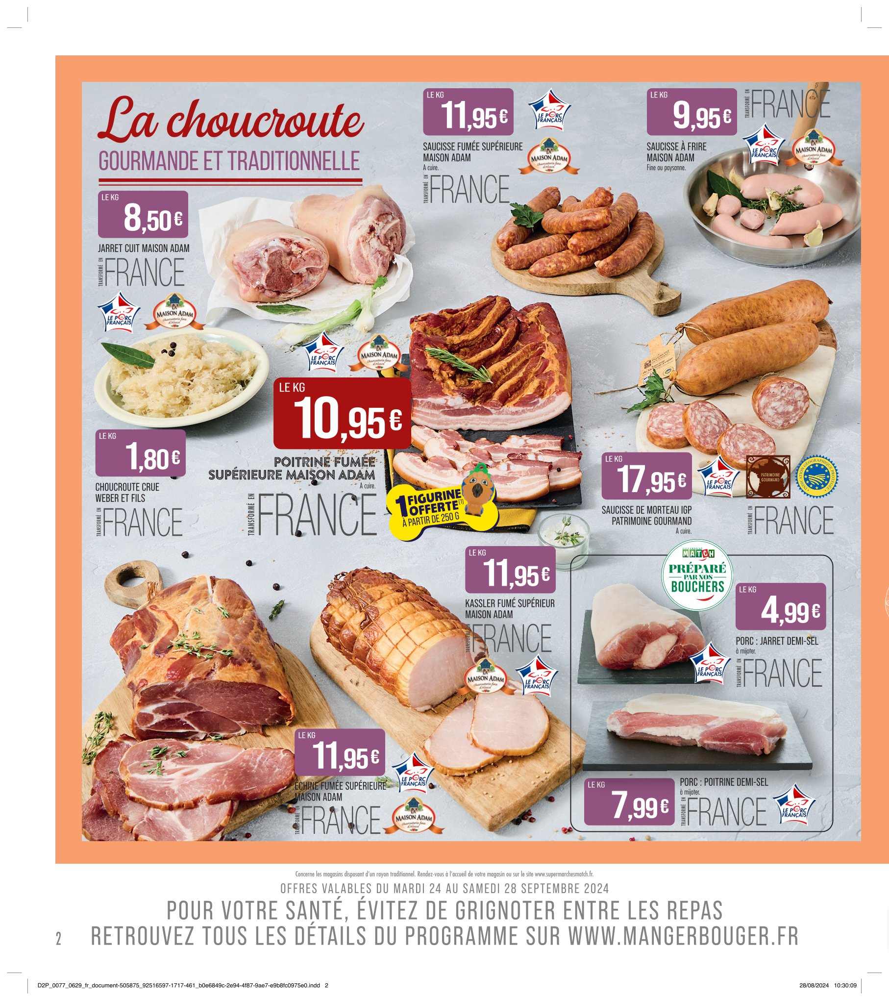 Catalogue Supermarché Match - 24/09/2024 - 28/09/2024. Page 2