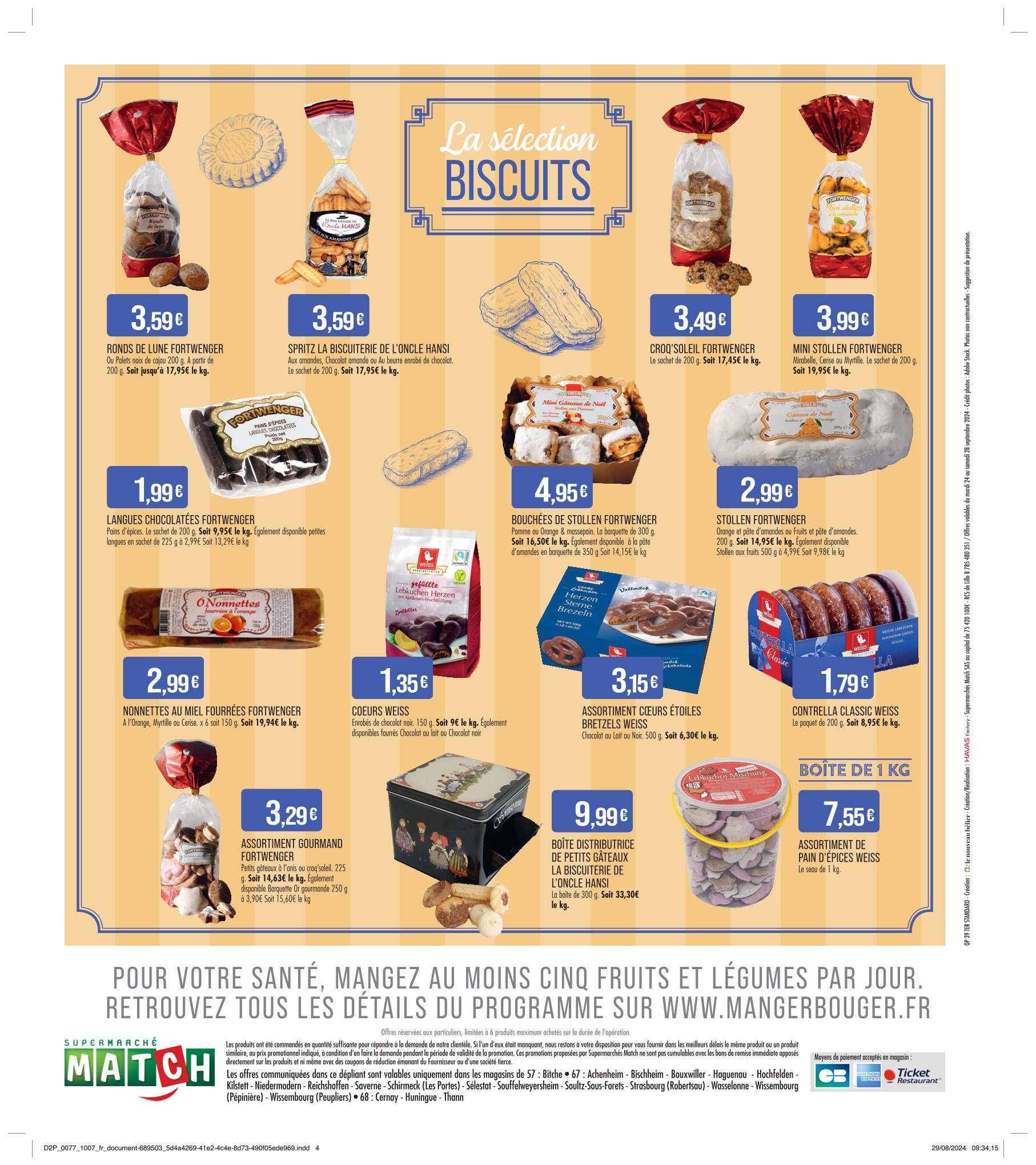 Catalogue Supermarché Match - 24/09/2024 - 28/09/2024. Page 4