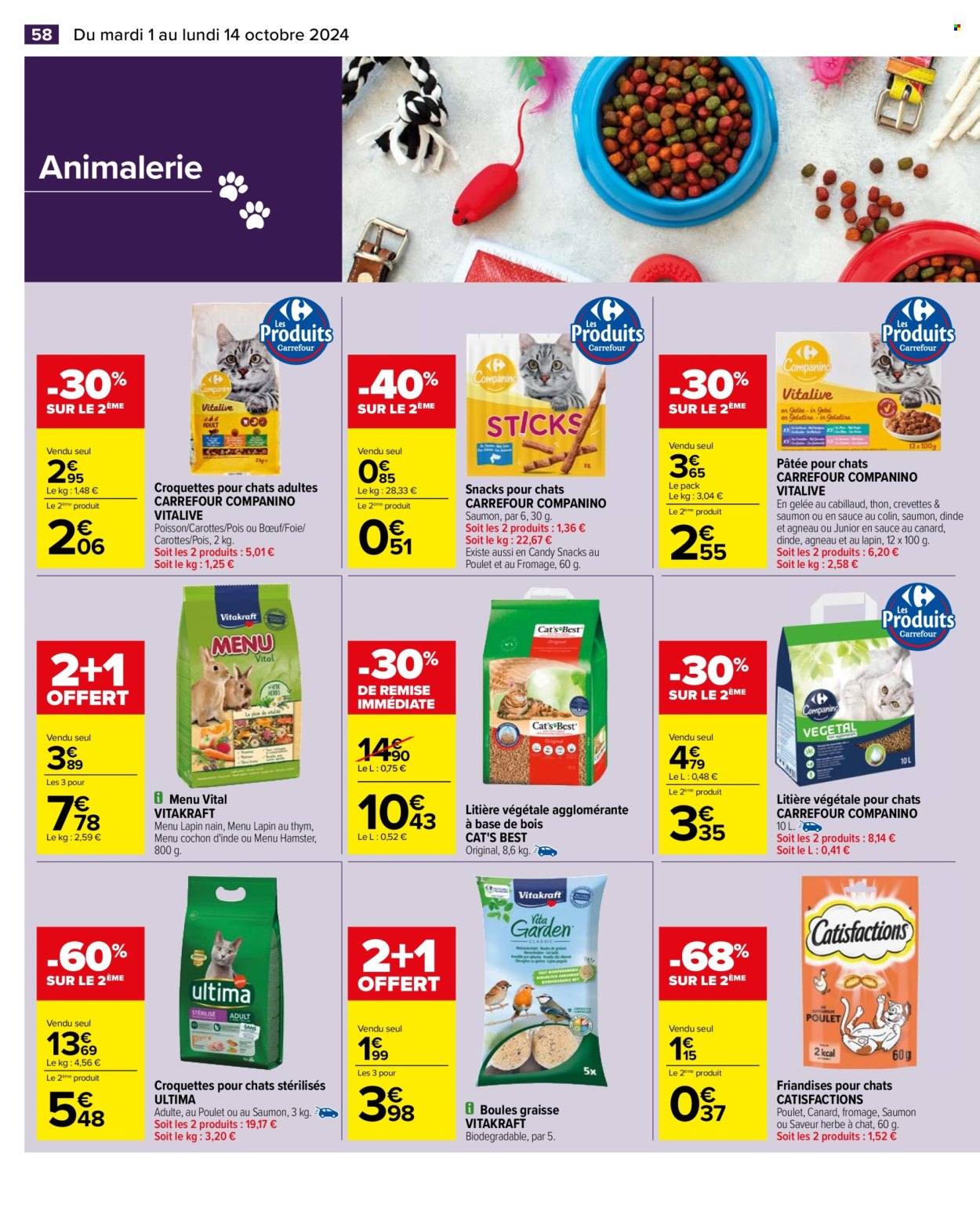 Catalogue Carrefour Hypermarchés - 01/10/2024 - 14/10/2024. Page 60