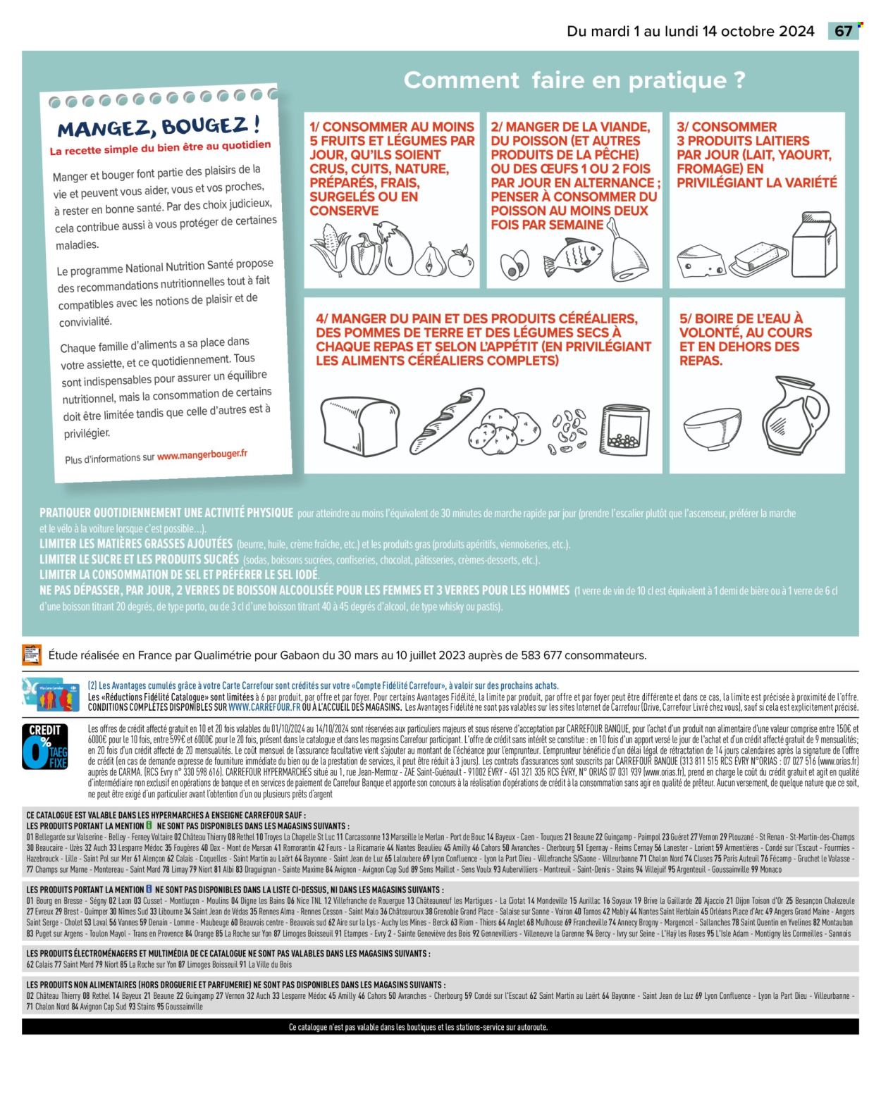 Catalogue Carrefour Hypermarchés - 01/10/2024 - 14/10/2024. Page 69