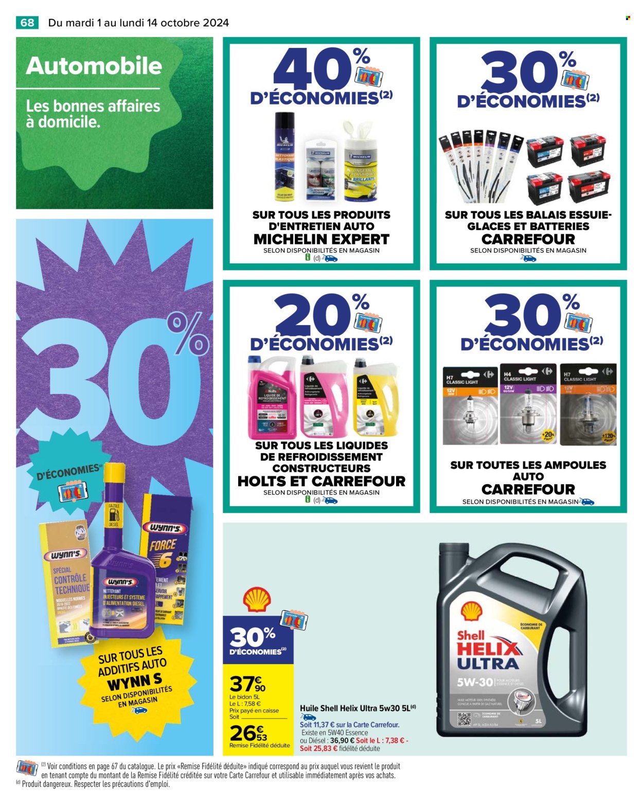 Catalogue Carrefour Hypermarchés - 01/10/2024 - 14/10/2024. Page 70