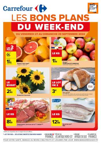 Catalogue Carrefour Hypermarchés - 27/09/2024 - 29/09/2024.