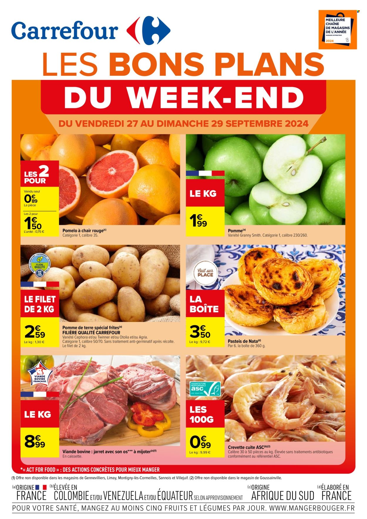 Catalogue Carrefour Hypermarchés - 27/09/2024 - 29/09/2024. Page 1