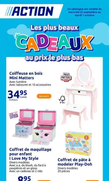 Catalogue Action - 25/09/2024 - 01/10/2024.