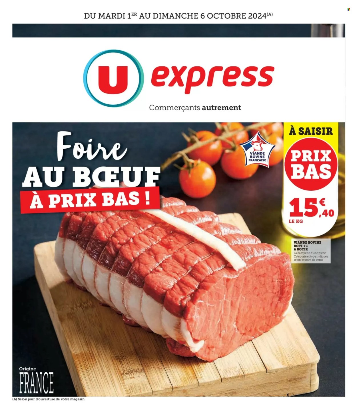 Catalogue U express - 01/10/2024 - 06/10/2024. Page 1